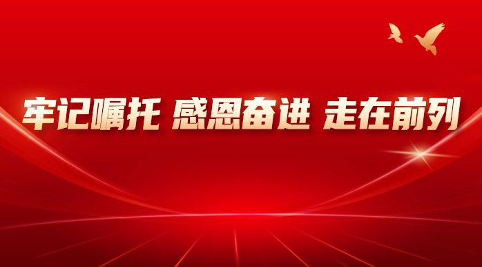 牢記囑托 感恩奮進 走在前列